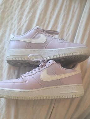 Nike Lavender Light Purple Air Force 1 '07 Low-Top Sneakers